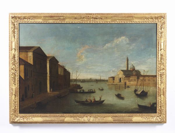 ARTISTA VENETO DEL XVIII SECOLO : Veduta di Venezia con l'isola di San Giorgio  - Asta Asta 432 | ARTE ANTICA E DEL XIX SECOLO Tradizionale - Associazione Nazionale - Case d'Asta italiane