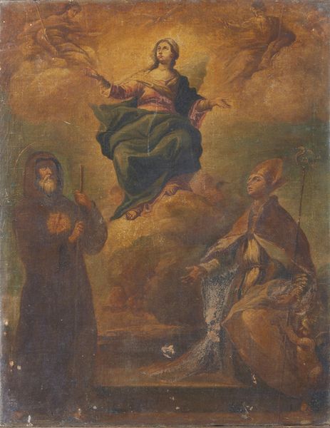 ARTISTA NAPOLETANO DEL XVIII SECOLO : Assunzione con San Francesco da Paola e San Gennaro  - Asta Asta 432 | ARTE ANTICA E DEL XIX SECOLO Tradizionale - Associazione Nazionale - Case d'Asta italiane