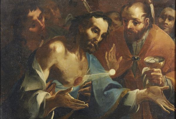 ARTISTA ITALIANO DEL XVIII SECOLO : Miracolo eucaristico  - Asta Asta 432 | ARTE ANTICA E DEL XIX SECOLO Tradizionale - Associazione Nazionale - Case d'Asta italiane