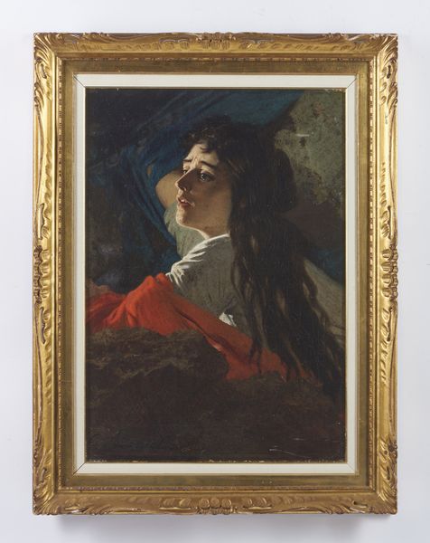 ADEMOLLO CARLO (1825 - 1911) : Ritratto femminile  - Asta Asta 432 | ARTE ANTICA E DEL XIX SECOLO Tradizionale - Associazione Nazionale - Case d'Asta italiane