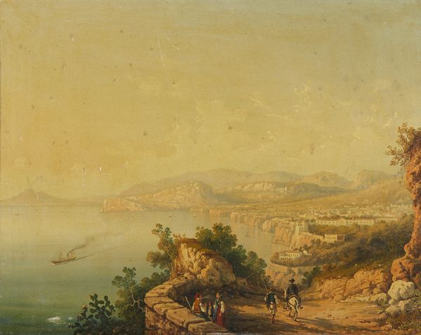 GIANNI GEROLAMO (1837 - 1895) : Veduta di Sorrento  - Asta Asta 432 | ARTE ANTICA E DEL XIX SECOLO Tradizionale - Associazione Nazionale - Case d'Asta italiane