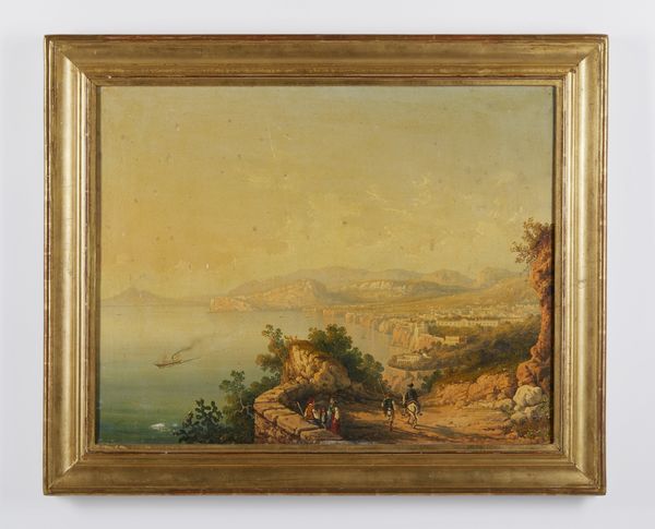 GIANNI GEROLAMO (1837 - 1895) : Veduta di Sorrento  - Asta Asta 432 | ARTE ANTICA E DEL XIX SECOLO Tradizionale - Associazione Nazionale - Case d'Asta italiane