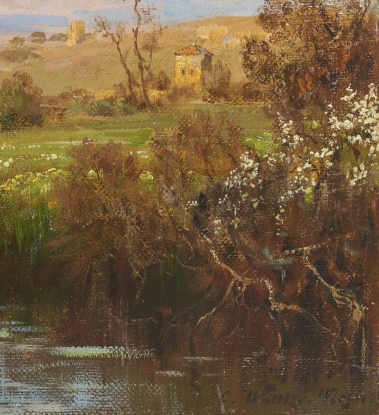 WUTTKE CARL (1849 - 1927) : Nella Campagna romana (Ponte Nomentano)  - Asta Asta 432 | ARTE ANTICA E DEL XIX SECOLO Tradizionale - Associazione Nazionale - Case d'Asta italiane