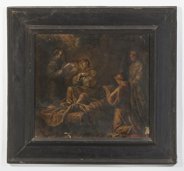 ARTISTA LOMBARDO DEL XVII SECOLO : Morte di Sant'Antonio da Padova  - Asta Asta 432 | ARTE ANTICA E DEL XIX SECOLO Tradizionale - Associazione Nazionale - Case d'Asta italiane