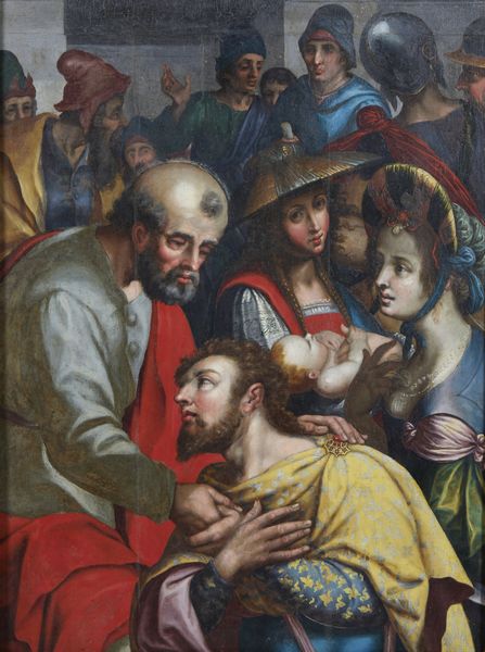 AERTSEN PIETER (1508 - 1575) : Attribuito a. San Pietro battezza il centurione Cornelio a Cesarea  - Asta Asta 432 | ARTE ANTICA E DEL XIX SECOLO Tradizionale - Associazione Nazionale - Case d'Asta italiane