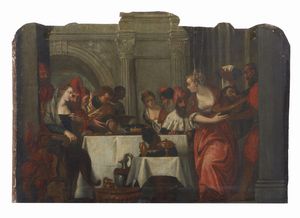 ARTISTA DEL XVII SECOLO - Salom con la testa del Battista
