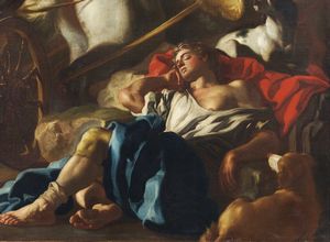 DE MURA FRANCESCO (1696 - 1782) : Diana ed Endimione  - Asta Asta 432 | ARTE ANTICA E DEL XIX SECOLO Tradizionale - Associazione Nazionale - Case d'Asta italiane