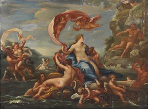 ARTISTA ROMANO DEL XVIII SECOLO - Il trionfo di Galatea