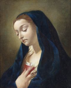LAMA GIULIA (1681 - 1747) : Madonna addolorata  - Asta Asta 432 | ARTE ANTICA E DEL XIX SECOLO Tradizionale - Associazione Nazionale - Case d'Asta italiane