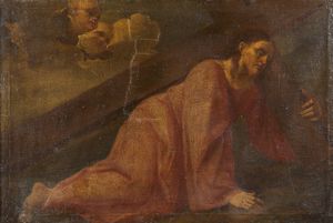 ARTISTA EMILIANO DEL XVII-XVIII SECOLO - Cristo portacroce