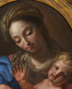 ARTISTA ITALIANO DEL XVIII SECOLO : Madonna con Bambino  - Asta Asta 432 | ARTE ANTICA E DEL XIX SECOLO Tradizionale - Associazione Nazionale - Case d'Asta italiane