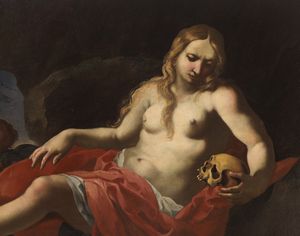 ABBIATI FILIPPO (1640 - 1715) : Maddalena penitente  - Asta Asta 432 | ARTE ANTICA E DEL XIX SECOLO Tradizionale - Associazione Nazionale - Case d'Asta italiane