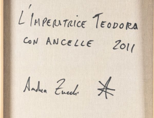 ANDREA ZUCCHI : L'imperatrice Teodora con ancelle  - Asta Arte Moderna e Contemporanea - Associazione Nazionale - Case d'Asta italiane