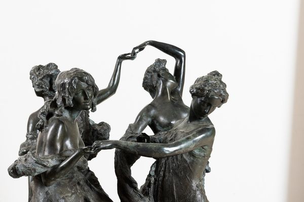 Edoardo Rubino : Gruppo allegorico decorativo (La Danza o le quattro grazie)  - Asta Arte Moderna e Contemporanea - Associazione Nazionale - Case d'Asta italiane