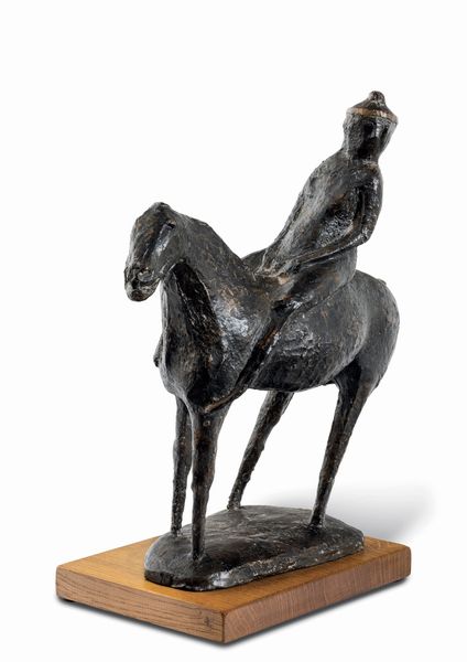 Marino Marini : Piccolo cavaliere  - Asta Arte Moderna e Contemporanea - Associazione Nazionale - Case d'Asta italiane