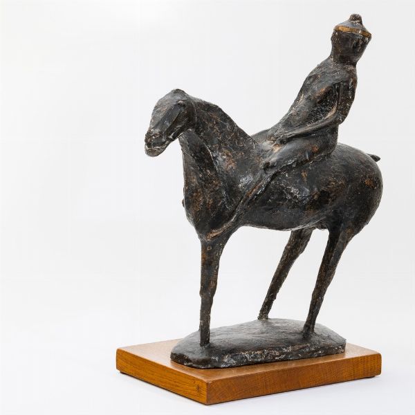 Marino Marini : Piccolo cavaliere  - Asta Arte Moderna e Contemporanea - Associazione Nazionale - Case d'Asta italiane