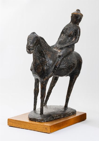 Marino Marini : Piccolo cavaliere  - Asta Arte Moderna e Contemporanea - Associazione Nazionale - Case d'Asta italiane