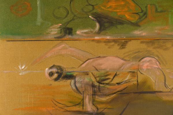 Graham Sutherland : The swimmer  - Asta Arte Moderna e Contemporanea - Associazione Nazionale - Case d'Asta italiane