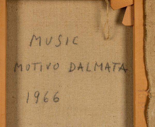 Anton Zoran Music : Motivo dalmata  - Asta Arte Moderna e Contemporanea - Associazione Nazionale - Case d'Asta italiane