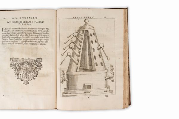 Collegio de’ Medici di Firenze : Ricettario fiorentino di nuovo illustrato  - Asta Libri, Autografi e Stampe - Associazione Nazionale - Case d'Asta italiane