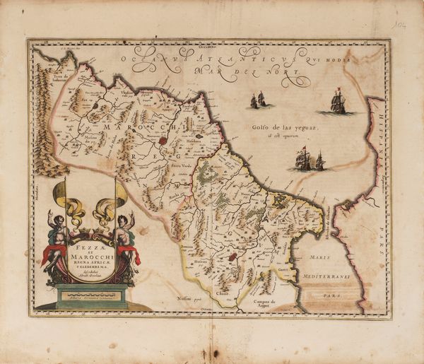 JOHANNES JANSSONIUS : Fezzae et Marocchi Regna Africae Celeberrima, describebeat Abrah Ortelius.  - Asta Libri, Autografi e Stampe - Associazione Nazionale - Case d'Asta italiane