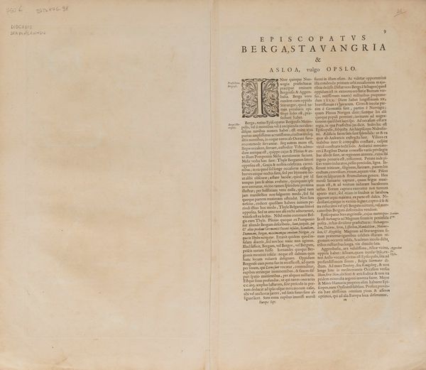 Dioecesis Stavangriensis & partes aliquot vicinae.  - Asta Libri, Autografi e Stampe - Associazione Nazionale - Case d'Asta italiane