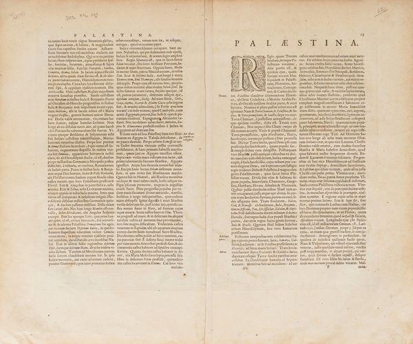 Terra Sancta quae in Sacris Terra Promissionis olim Palestinae.  - Asta Libri, Autografi e Stampe - Associazione Nazionale - Case d'Asta italiane