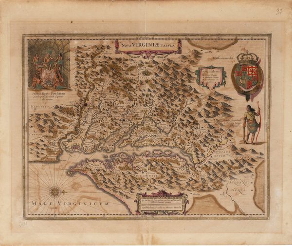 Henricus Hondius : Nova Virginiae tabula  - Asta Libri, Autografi e Stampe - Associazione Nazionale - Case d'Asta italiane