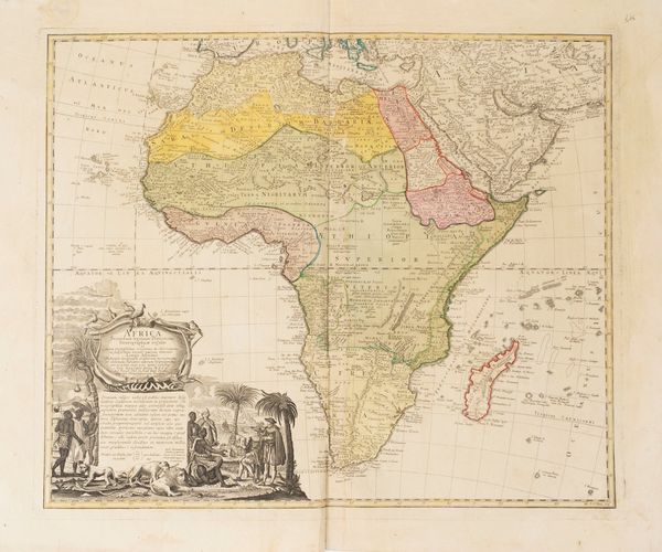 Johann Matthias Haas : Africa secundum legitimas projectionis Stereographicae  - Asta Libri, Autografi e Stampe - Associazione Nazionale - Case d'Asta italiane