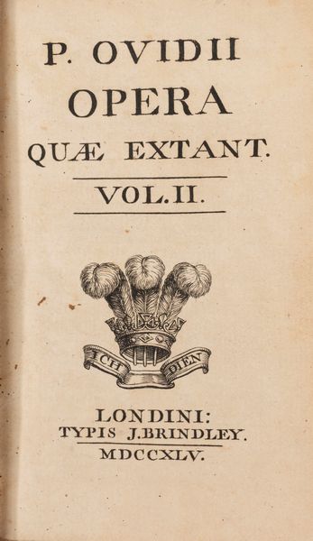 Ovidio Nasone, Publio : Opera  - Asta Libri, Autografi e Stampe - Associazione Nazionale - Case d'Asta italiane