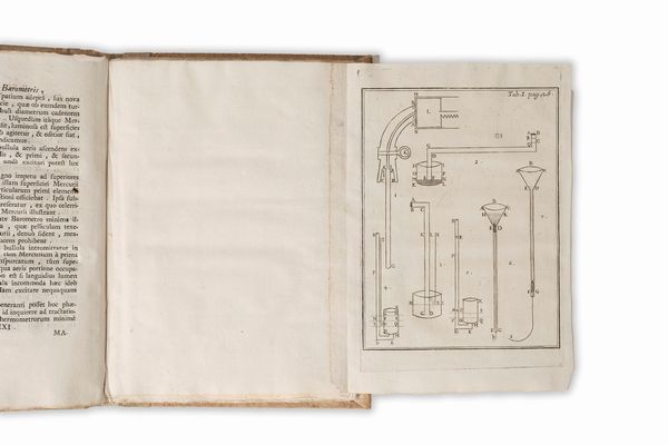 GIOVANNI POLENI : Joannis Poleni Miscellanea: Hoc est I. Dissertatio de barometris, & thermometris, II. Machinae aritmeticae ejusque usus descriptio, III. De sectionibus conicis parallelorum in horologiis solaribus tractatus.  - Asta Libri, Autografi e Stampe - Associazione Nazionale - Case d'Asta italiane