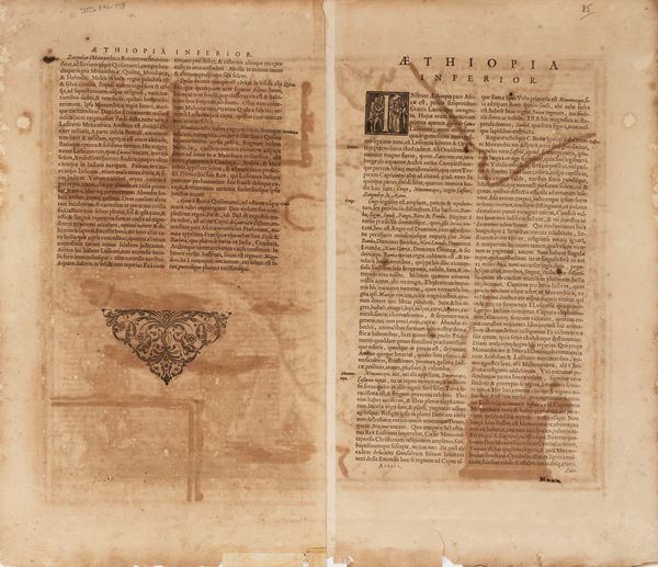 JOHANNES JANSSONIUS : Aethiopia inferior vel exterior. Partes magis Septentrionales quae hic desiderantur, vide in tabula Aethipiae Superioris.  - Asta Libri, Autografi e Stampe - Associazione Nazionale - Case d'Asta italiane