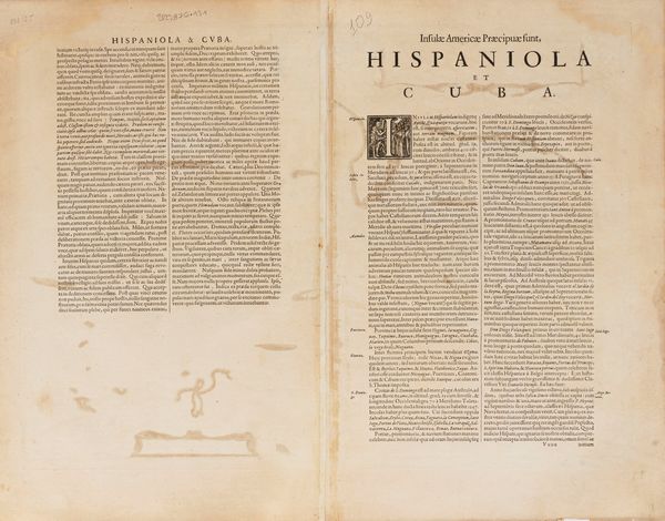 Willem Blaeu : Insulae Americanae in Oceano Septentrionali cum Terris Adiacentibus.  - Asta Libri, Autografi e Stampe - Associazione Nazionale - Case d'Asta italiane