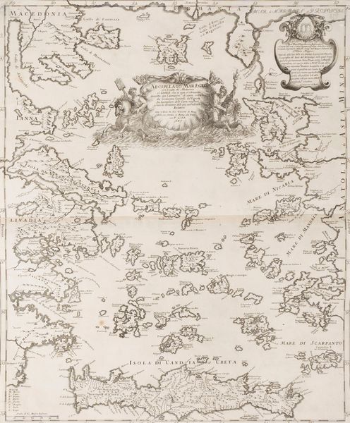 Giacomo Cantelli : Arcipelago Mar Egeo con le isole del medesimo che in essa si ritrovano descritte con l'accresc.to di varie notizie da Giacomo Cantelli da Vignola.  - Asta Libri, Autografi e Stampe - Associazione Nazionale - Case d'Asta italiane