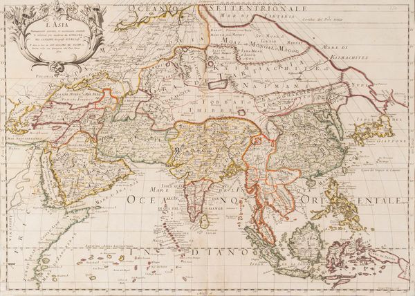 Giacomo Cantelli : L' Asia Nuovamente corretta, et accresciuta, secondo le relationi pi moderne da Guglielmo Sansone Geografo die S.M. Christ.ma.  - Asta Libri, Autografi e Stampe - Associazione Nazionale - Case d'Asta italiane