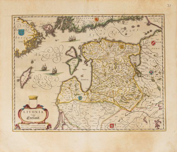 Willem Blaeu : Livonia vulgo Lyefland.  - Asta Libri, Autografi e Stampe - Associazione Nazionale - Case d'Asta italiane