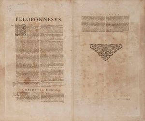 Jan Jansson : Peloponnesus sive Morea.  - Asta Libri, Autografi e Stampe - Associazione Nazionale - Case d'Asta italiane