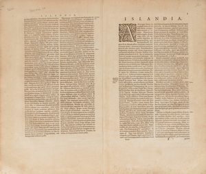 Willem Blaeu : Tabula Islandiae Auctore Geogio Carolo Flandro  - Asta Libri, Autografi e Stampe - Associazione Nazionale - Case d'Asta italiane