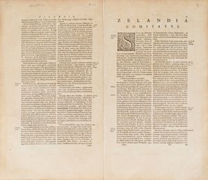 Willem Janszoon Blaeu : Zeelandia Comitatus.  - Asta Libri, Autografi e Stampe - Associazione Nazionale - Case d'Asta italiane