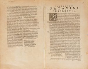 Henricus Hondius : Territorio padovano.  - Asta Libri, Autografi e Stampe - Associazione Nazionale - Case d'Asta italiane