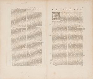 Willem Janszoon Blaeu : Catalonia.  - Asta Libri, Autografi e Stampe - Associazione Nazionale - Case d'Asta italiane