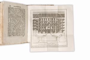 Serviliano Latuada : Descrizione di Milano ornata con molti disegni in rame delle fabbriche pi cospicue, che si trovano in questa metropoli  - Asta Libri, Autografi e Stampe - Associazione Nazionale - Case d'Asta italiane