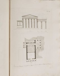 LUIGI CANINA : L'architettura dei principali popoli antichi sezione II. Architettura greca  - Asta Libri, Autografi e Stampe - Associazione Nazionale - Case d'Asta italiane