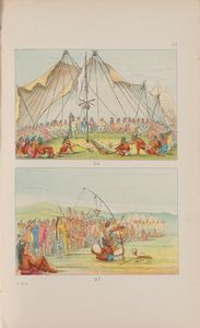 George Catlin : Letters and notes of the manners, customs and condition of the North American Indians.  - Asta Libri, Autografi e Stampe - Associazione Nazionale - Case d'Asta italiane