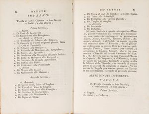 Francesco Leonardi : Gianina, ossia la cuciniera delle Alpi  - Asta Libri, Autografi e Stampe - Associazione Nazionale - Case d'Asta italiane