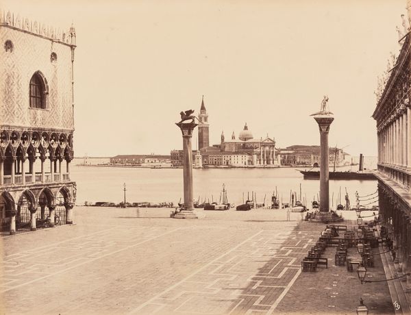 Carlo Naya : Veduta della piazzetta ed isola di San Giorgio  - Asta Fotografia: Under 1K - Associazione Nazionale - Case d'Asta italiane