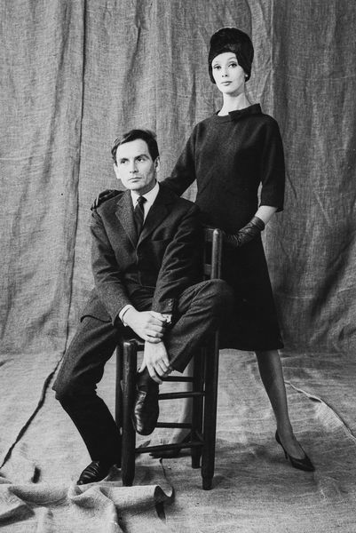 Jean-Loup Sieff : Pierre Cardin e Ina Balke  - Asta Fotografia: Under 1K - Associazione Nazionale - Case d'Asta italiane