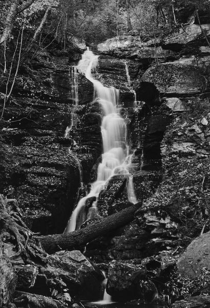 George Tice : Waterfall, Autumn, dal portfolio Peekamose  - Asta Fotografia: Under 1K - Associazione Nazionale - Case d'Asta italiane