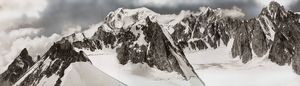 Eugenio Pocchiola - Monte Bianco dalla vetta dell'Aiguille de Toula