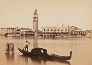 Carlo Ponti - Venezia, Piazzetta vue de la mer